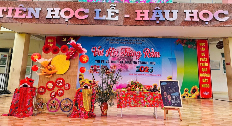 Tưng bừng “Vui hội Trăng rằm 2025” – sáng tạo hội thi vẽ và thiết kế mặt nạ trung thu tại Trường THCS Thạch Thán- Ảnh 10.