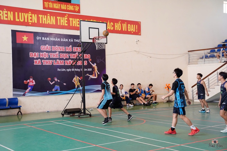 XÃ THƯ LÂM TỔ CHỨC THÀNH CÔNG GIẢI BÓNG RỔ 3X3 - ĐẠI HỘI TDTT NĂM 2025- Ảnh 8.