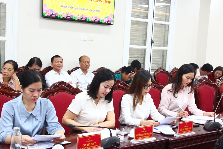 Hội nghị lần thứ hai Ban chấp hành Đảng bộ xã Thạch Thất khoá I, nhiệm kỳ 2025 – 2030- Ảnh 8.