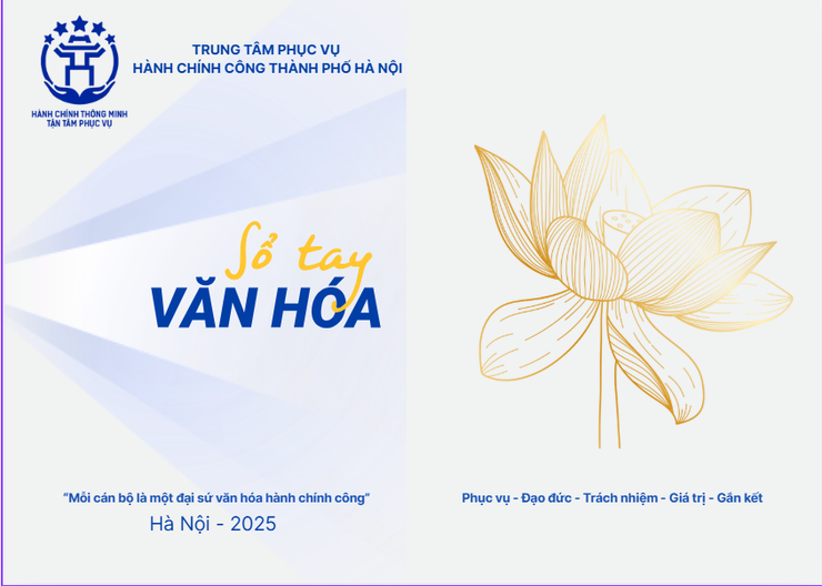 Sổ tay văn hóa phục vụ công dân: Hành trình lan tỏa tinh thần "Hành chính thông minh, tận tâm phục vụ"- Ảnh 1.