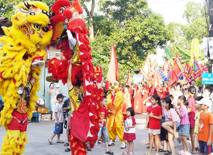 TƯNG BỪNG LỄ HỘI ĐÌNH LÀNG THÔN BẮC HẠ, XÃ NỘI BÀI- Ảnh 9.