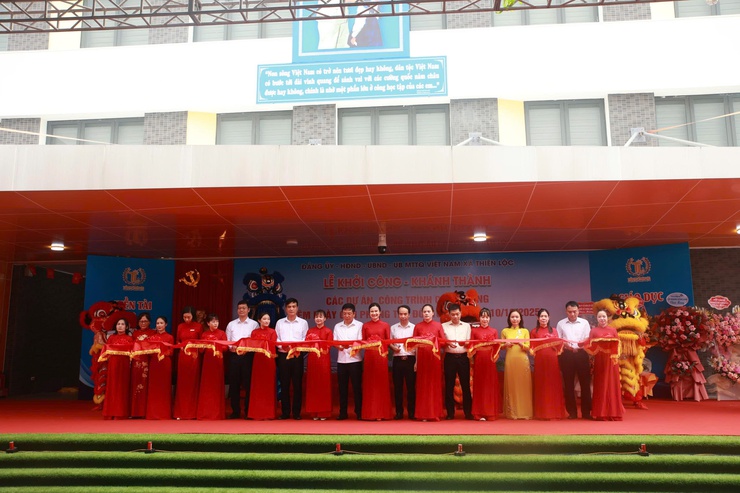 Xã Thiên Lộc tổ chức Lễ Khởi công – Khánh thành các công trình dự án nhân dịp kỷ niệm 71 Ngày giải phóng Thủ đô (10/10/1954-10/10/2025)- Ảnh 1.