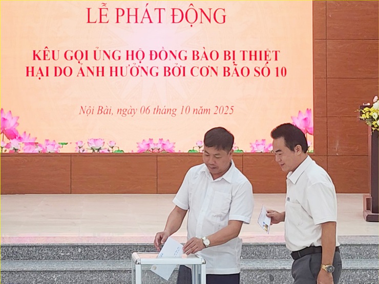 UBND XÃ NỘI BÀI TỔ CHỨC CHÀO CỜ ĐẦU THÁNG 10- Ảnh 9.