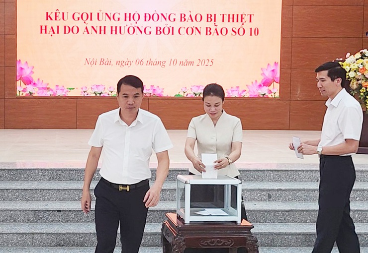 UBND XÃ NỘI BÀI TỔ CHỨC CHÀO CỜ ĐẦU THÁNG 10- Ảnh 6.