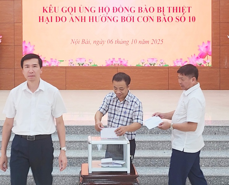 UBND XÃ NỘI BÀI TỔ CHỨC CHÀO CỜ ĐẦU THÁNG 10- Ảnh 8.