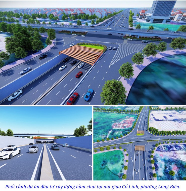 Khởi công xây dựng hầm chui tại nút giao Cổ Linh, chào mừng 71 năm Ngày Giải phóng Thủ đô- Ảnh 4.