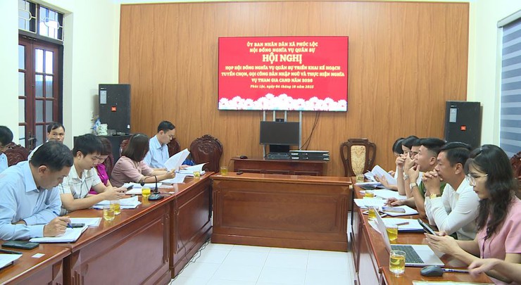 Hội nghị họp Hội đồng nghĩa vụ quân sự triển khai kế hoạch tuyển chọn, gọi công dân thực hiện nghĩa vụ Quân sự và CAND năm 2026- Ảnh 7.