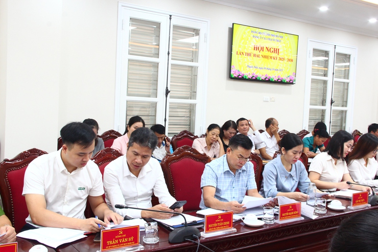 Hội nghị lần thứ hai Ban chấp hành Đảng bộ xã Thạch Thất khoá I, nhiệm kỳ 2025 – 2030- Ảnh 11.