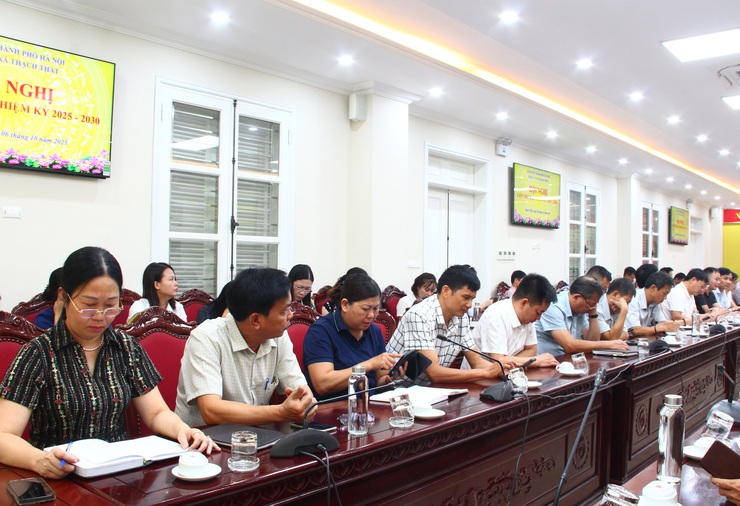 Hội nghị lần thứ hai Ban chấp hành Đảng bộ xã Thạch Thất khoá I, nhiệm kỳ 2025 – 2030- Ảnh 14.