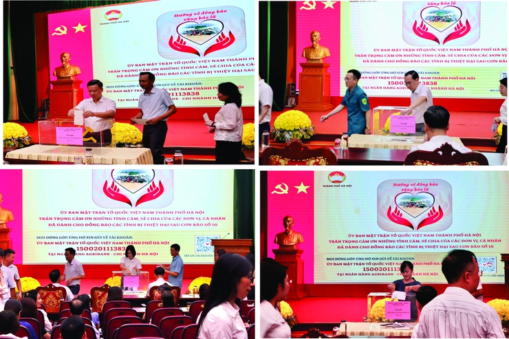 Phường Từ Liêm tổ chức lễ chào cờ tháng 10 năm 2025 và phát động ủng hộ đồng bào bị ảnh hưởng do bão số 10

- Ảnh 6.