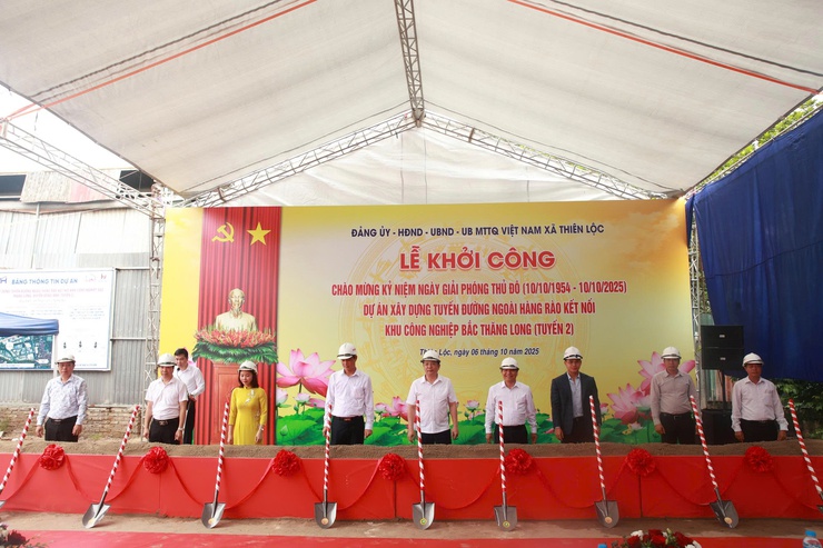 Xã Thiên Lộc tổ chức Lễ Khởi công – Khánh thành các công trình dự án nhân dịp kỷ niệm 71 Ngày giải phóng Thủ đô (10/10/1954-10/10/2025)- Ảnh 13.