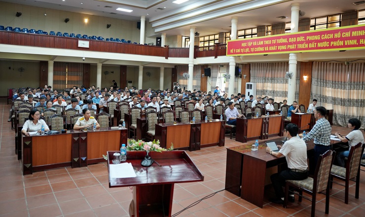 Sơn Tây triển khai chiến dịch 90 ngày làm giàu, làm sạch cơ sở dữ liệu Quốc gia về đất đai- Ảnh 1.