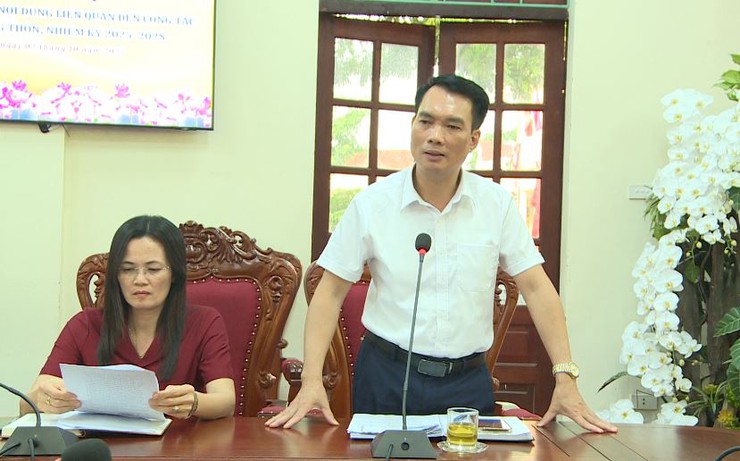 UBND xã Phúc Lộc tổ chức Hội nghị triển khai công tác bầu cử trưởng thôn nhiệm kỳ 2025-2028- Ảnh 2.