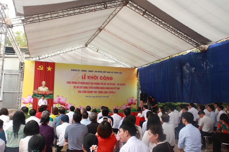 Xã Thiên Lộc tổ chức Lễ Khởi công – Khánh thành các công trình dự án nhân dịp kỷ niệm 71 Ngày giải phóng Thủ đô (10/10/1954-10/10/2025)- Ảnh 14.