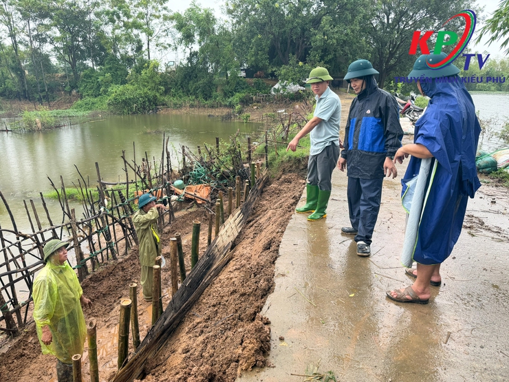Xã Kiều Phú phòng chống bão số 11- Ảnh 1.