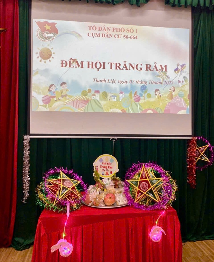 Trung thu ấm áp lan tỏa khắp các khu dân cư, tổ dân phố trên địa bàn phường Thanh Liệt- Ảnh 5.