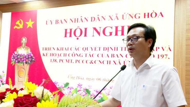ỨNG HÒA TRIỂN KHAI NHIỆM VỤ CÔNG TÁC CỦA CÁC BAN CHỈ ĐẠO 197, 138, PCMT, PCCC&CNCH.- Ảnh 2.
