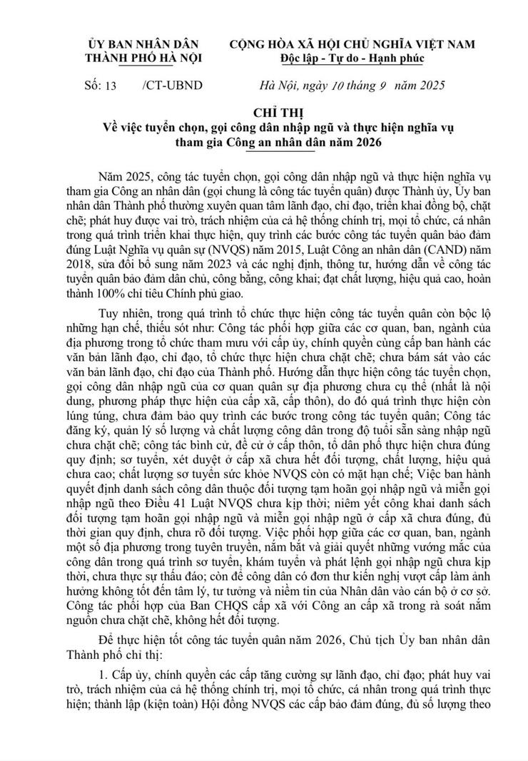 Ý nghĩa và tầm quan trọng của công tác tuyển chọn, gọi công dân nhập ngũ và thực hiện nghĩa vụ tham gia nghĩa vụ tham gia công an Nhân dân năm 2026- Ảnh 2.