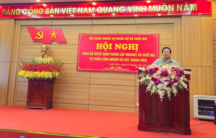 Xã Suối Hai: Quyết tâm hoàn thành 100% chỉ tiêu giao quân năm 2026- Ảnh 1.