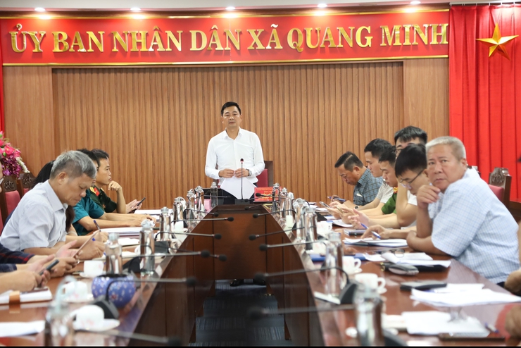 Xã Quang Minh triển khai công tác tuyên chọn và gọi công dân nhâp ngũ năm 2026- Ảnh 1.