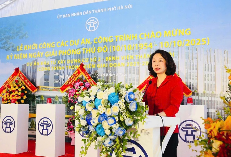 Khởi công xây dựng cơ sở 2 Bệnh viện Thận Hà Nội - bước tiến mới trong hành trình chăm sóc sức khoẻ nhân dân- Ảnh 1.
