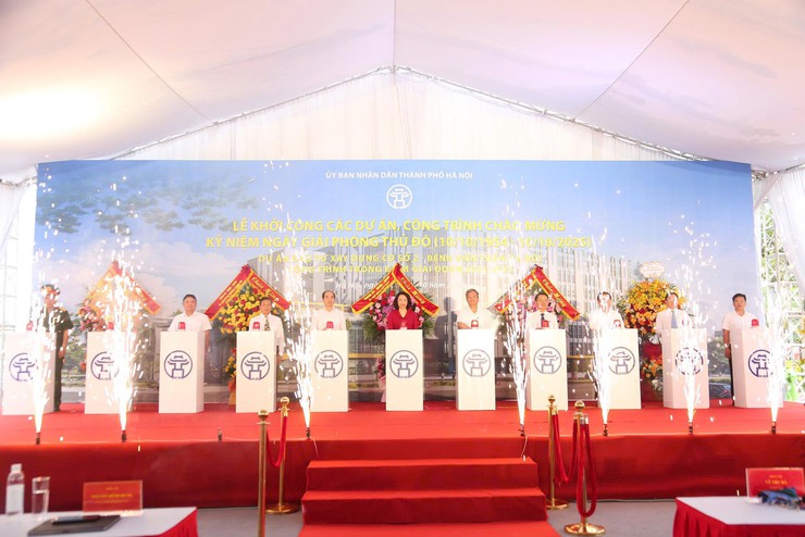 Hà Nội khởi công xây dựng Bệnh viện Thận cơ sở 2 tại phường Dương Nội- Ảnh 2.