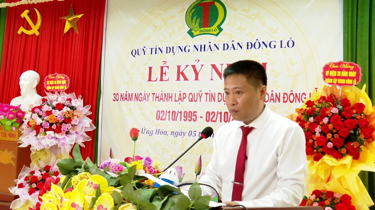 QUỸ TÍN DỤNG NHÂN DÂN ĐÔNG LỖ: 30 NĂM XÂY DỰNG, ĐỒNG HÀNH, KHẲNG ĐỊNH NIỀM TIN.- Ảnh 6.