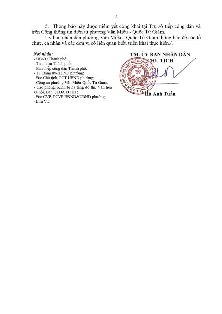 Thông báo lịch tiếp Công dân tháng 7 năm 2025 của UBND phường Văn Miếu - Quốc Tử Giám- Ảnh 2.