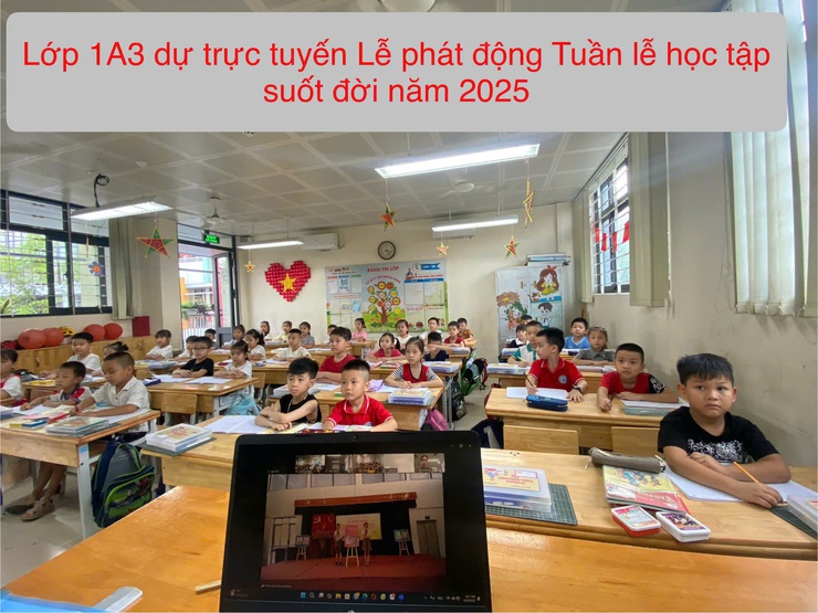 Trường Tiểu học Thúy Lĩnh tổ chức Lễ phát động:Tuần lễ hưởng ứng học tập suốt đời năm 2025.- Ảnh 3.