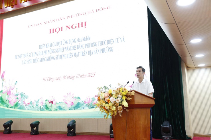 Phường Hà Đông triển khai cài đặt ứng dụng eTax Mobile để nộp thuế sử dụng đất phi nông nghiệp năm 2025 - Ảnh 3.