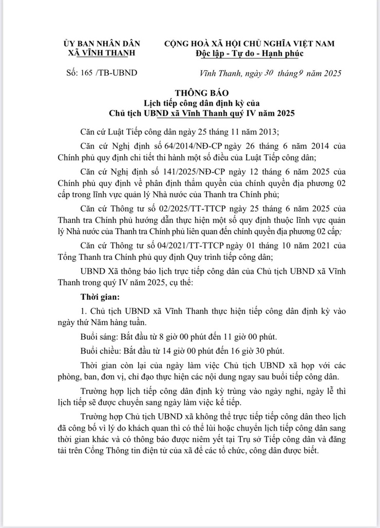 UBND xã Vĩnh Thanh- Ảnh 1.