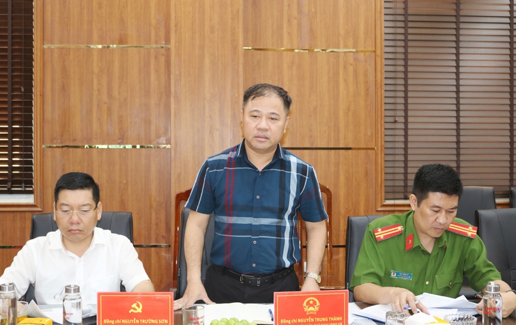 Lãnh đạo CATP Hà Nội làm việc tại Công an xã Quốc Oai- Ảnh 14.