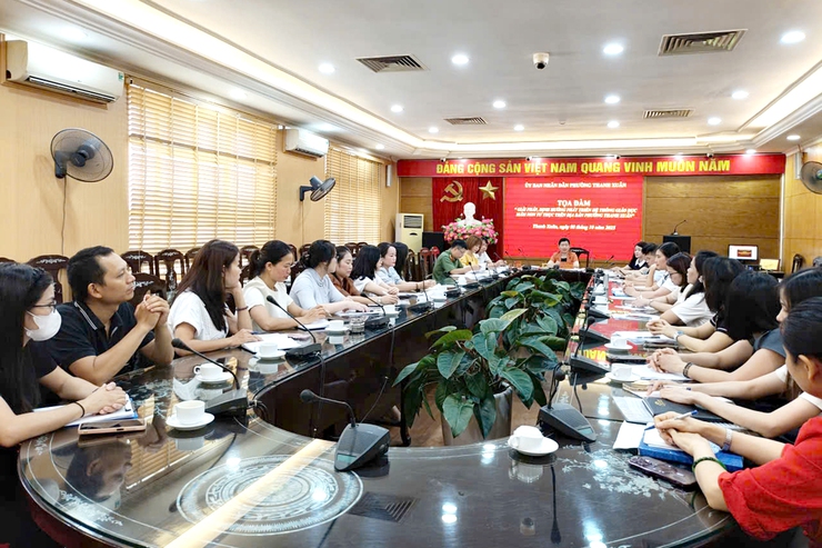 Tọa đàm “Giải pháp, định hướng phát triển hệ thống giáo dục mầm non tư thục trên địa bàn phường Thanh Xuân” năm học 2025-2026- Ảnh 1.