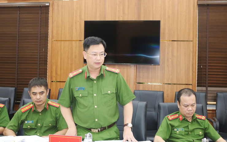 Lãnh đạo CATP Hà Nội làm việc tại Công an xã Quốc Oai- Ảnh 11.