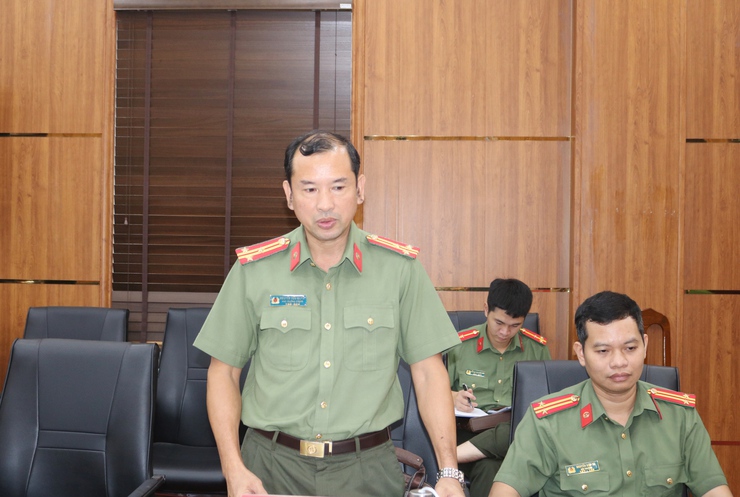 Lãnh đạo CATP Hà Nội làm việc tại Công an xã Quốc Oai- Ảnh 13.