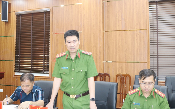 Lãnh đạo CATP Hà Nội làm việc tại Công an xã Quốc Oai- Ảnh 3.
