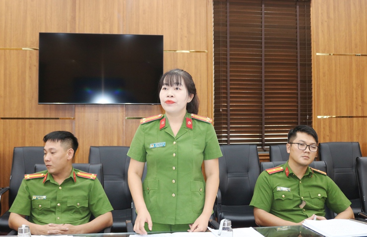 Lãnh đạo CATP Hà Nội làm việc tại Công an xã Quốc Oai- Ảnh 7.