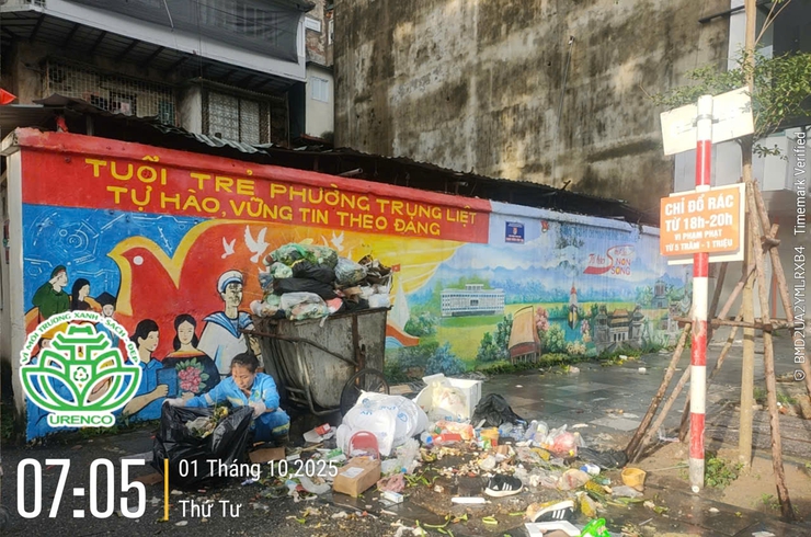 Công ty TNHH MTV Môi trường Đô thị Hà Nội, Chi nhánh Đống Đa thần tốc ra quân dọn dẹp vệ sinh môi trường sau bão- Ảnh 2.