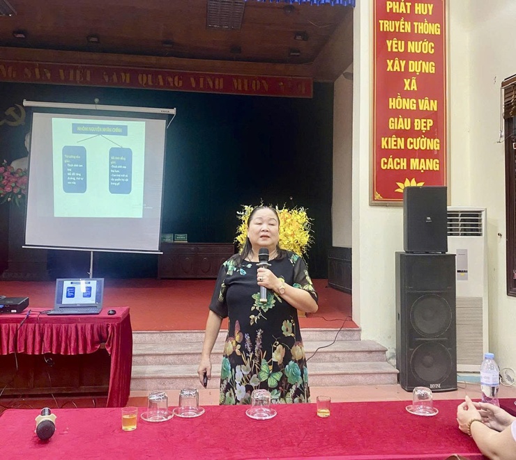 HỘI NGHỊ TRUYỀN THÔNG VỀ GIỚI, BÌNH ĐẲNG GIỚI VÀ MẤT CÂN BẰNG GIỚI TÍNH KHI SINH TẠI XÃ HỒNG VÂN- Ảnh 2.