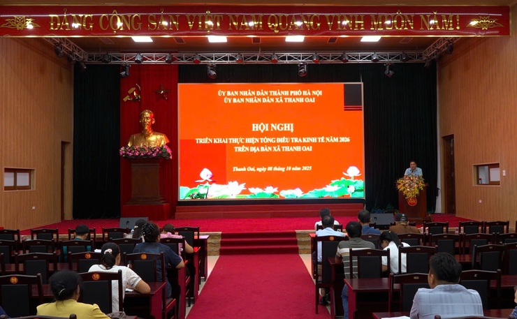 Thanh Oai triển khai thực hiện tổng điều tra kinh tế năm 2026- Ảnh 3.