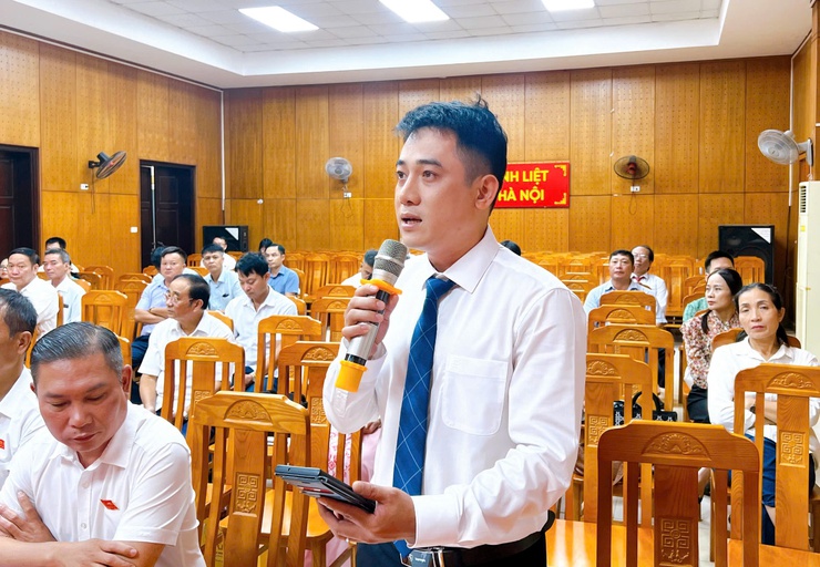 Kỳ họp thứ 3 HĐND phường Thanh Liệt khóa I, nhiệm kỳ 2021-2026 thành công tốt đẹp- Ảnh 5.