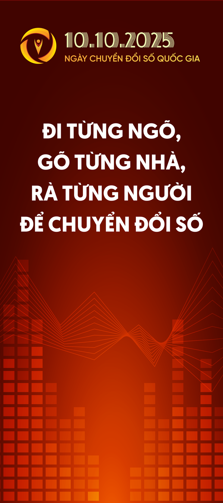 Bộ nhận diện Ngày Chuyển đổi số Quốc gia 10/10/2025.- Ảnh 9.