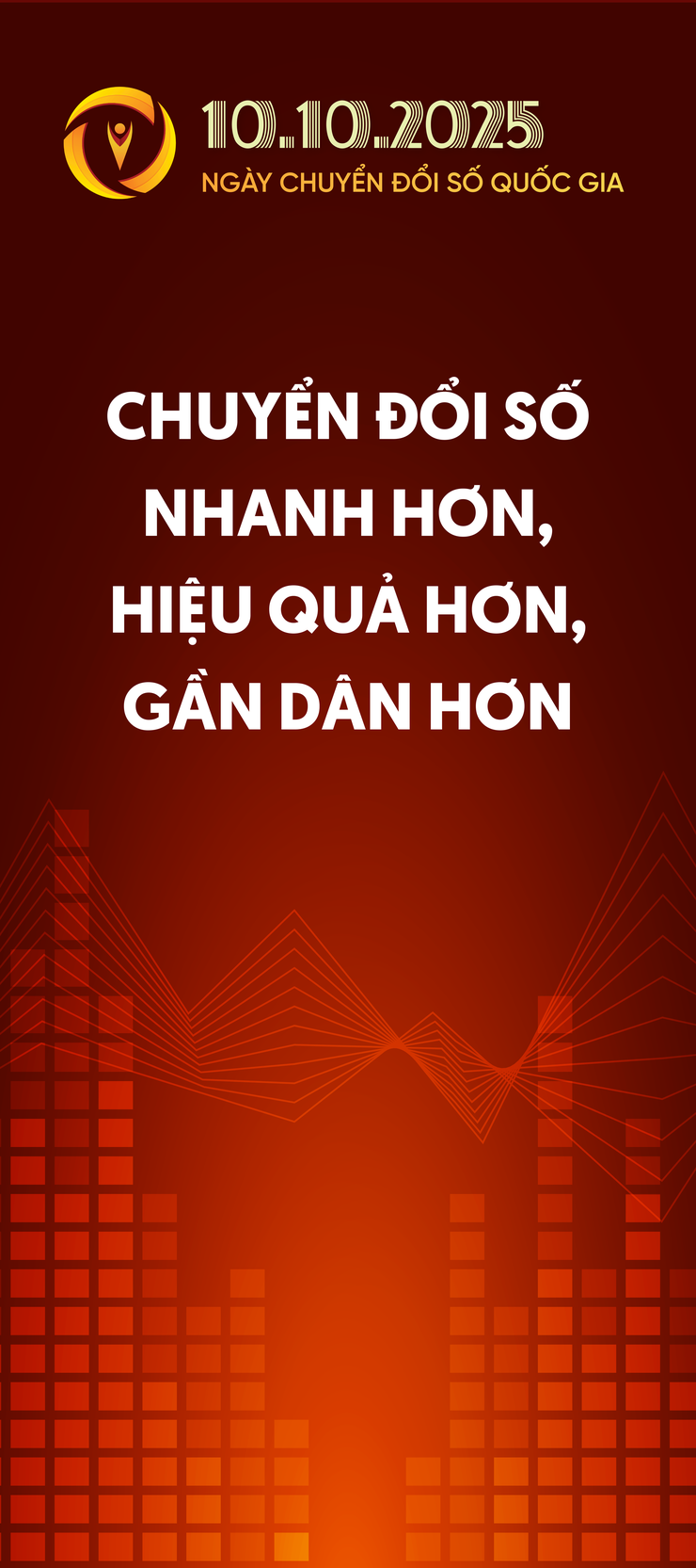 Bộ nhận diện Ngày Chuyển đổi số Quốc gia 10/10/2025.- Ảnh 7.