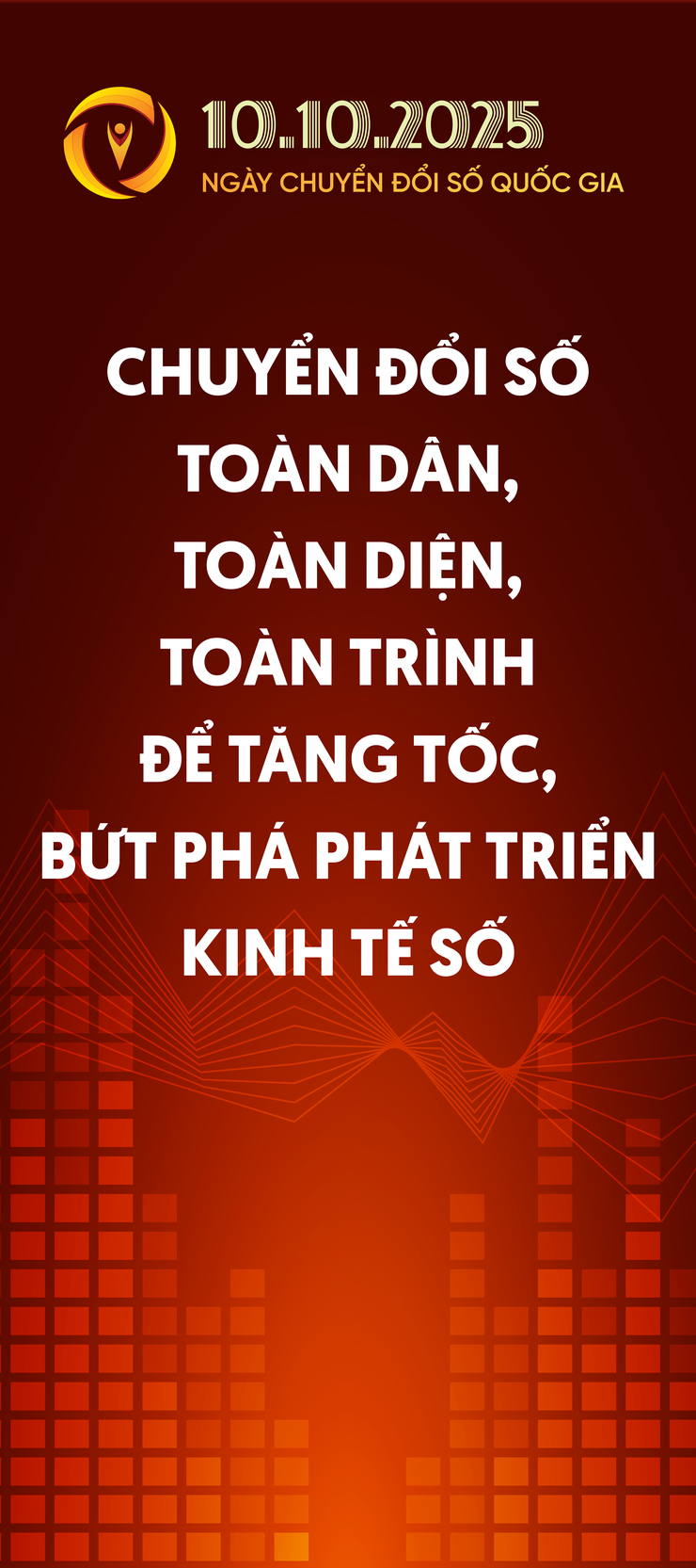 Bộ nhận diện Ngày Chuyển đổi số Quốc gia 10/10/2025.- Ảnh 8.