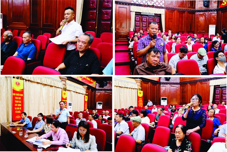 Phường Từ Liêm tiếp xúc cử tri chuyên đề về công tác cấp giấy chứng nhận quyền sử dụng đất- Ảnh 4.