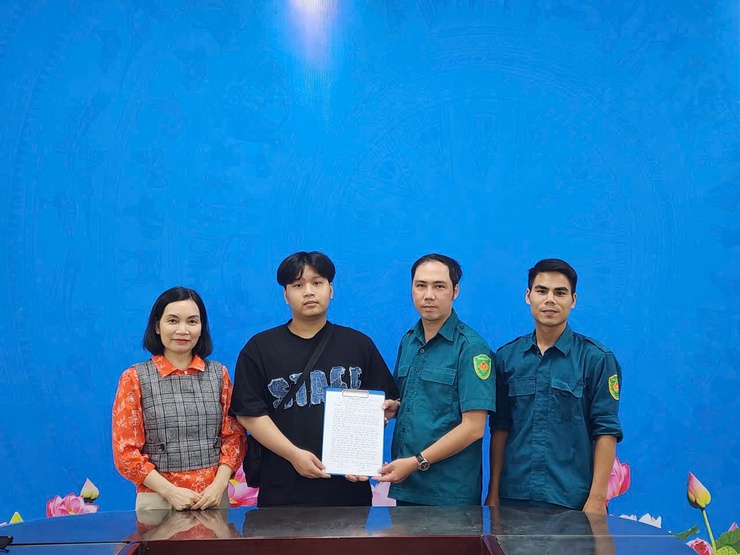 Tinh thần tình nguyện nhập ngũ lan tỏa mạnh mẽ ở xã Thanh Trì- Ảnh 3.