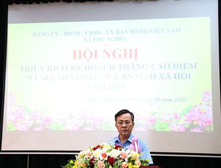 Ủy ban Mặt trận Tổ quốc Việt Nam xã Phú Nghĩa phát động ủng hộ đồng bào vùng bị thiệt hại do cơn bão 10 (Bualoi) gây ra- Ảnh 8.