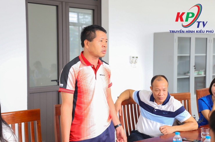 Trung tâm VHTT&TT xã Kiều Phú họp chuyên môn với các đơn vị trường học chuẩn bị các môn thi đấu giành cho lứa tuổi học sinh. - Ảnh 3.