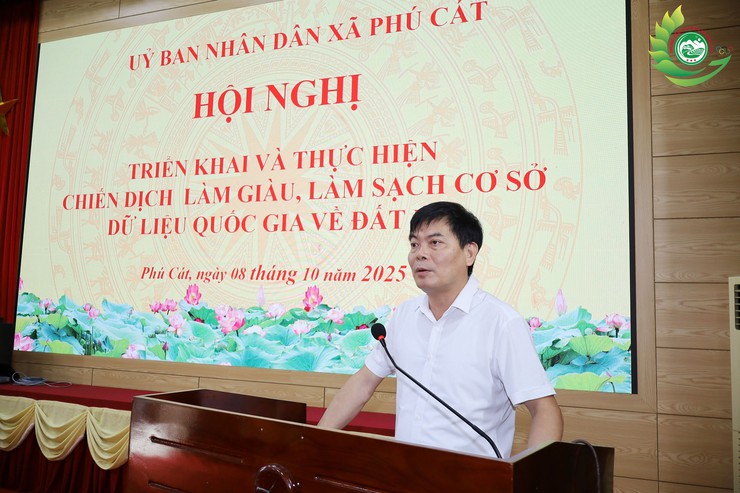 Xã Phú Cát triển khai kế hoạch thu thập, hoàn thiện cơ sở dữ liệu đất đai năm 2025- Ảnh 3.