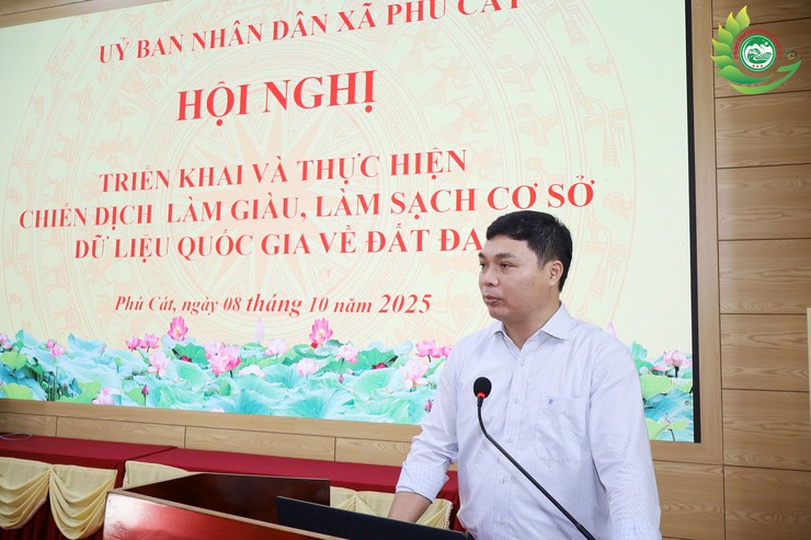 Xã Phú Cát triển khai kế hoạch thu thập, hoàn thiện cơ sở dữ liệu đất đai năm 2025- Ảnh 4.